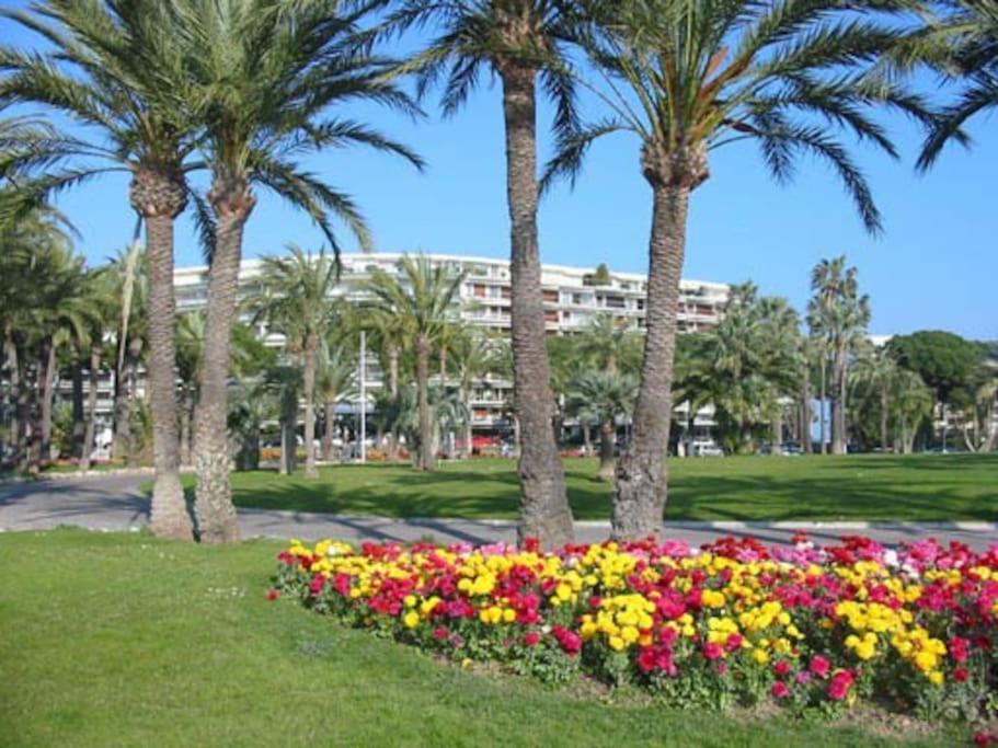 Cannes Palm Beach Parking, Clim, Wifi Plage 2' A Pieds ภายนอก รูปภาพ